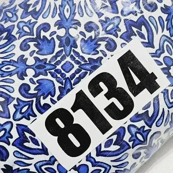 Lands' End Nylon Long sleeve Paisley Zip up Women's Shirt M 8134 - Picture 8 of 8